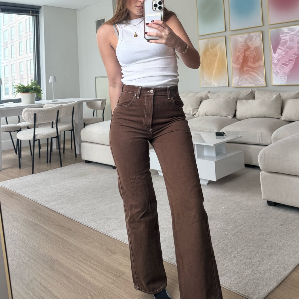 Reformation Brown Flare Women's Jeans